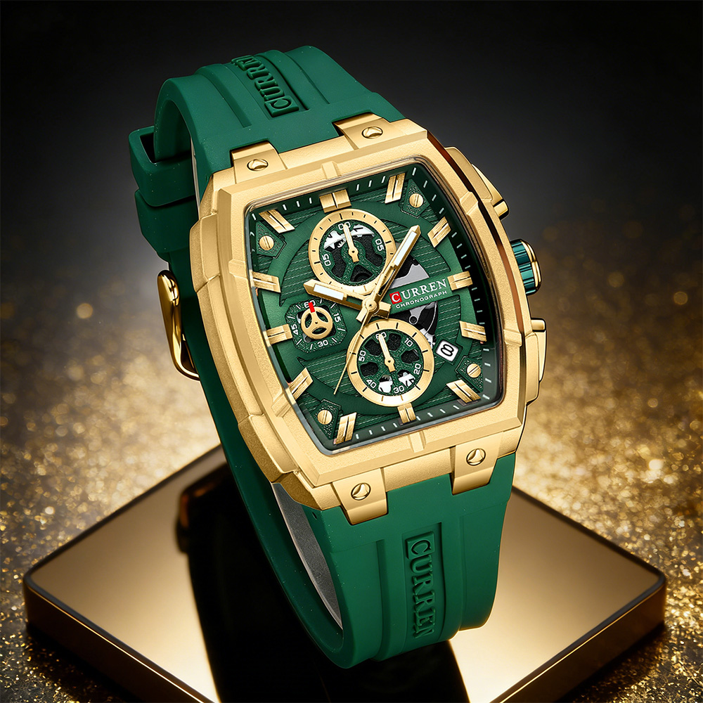 Fashion Mens Watches - CURREN Luxury Vintage Watch for Men