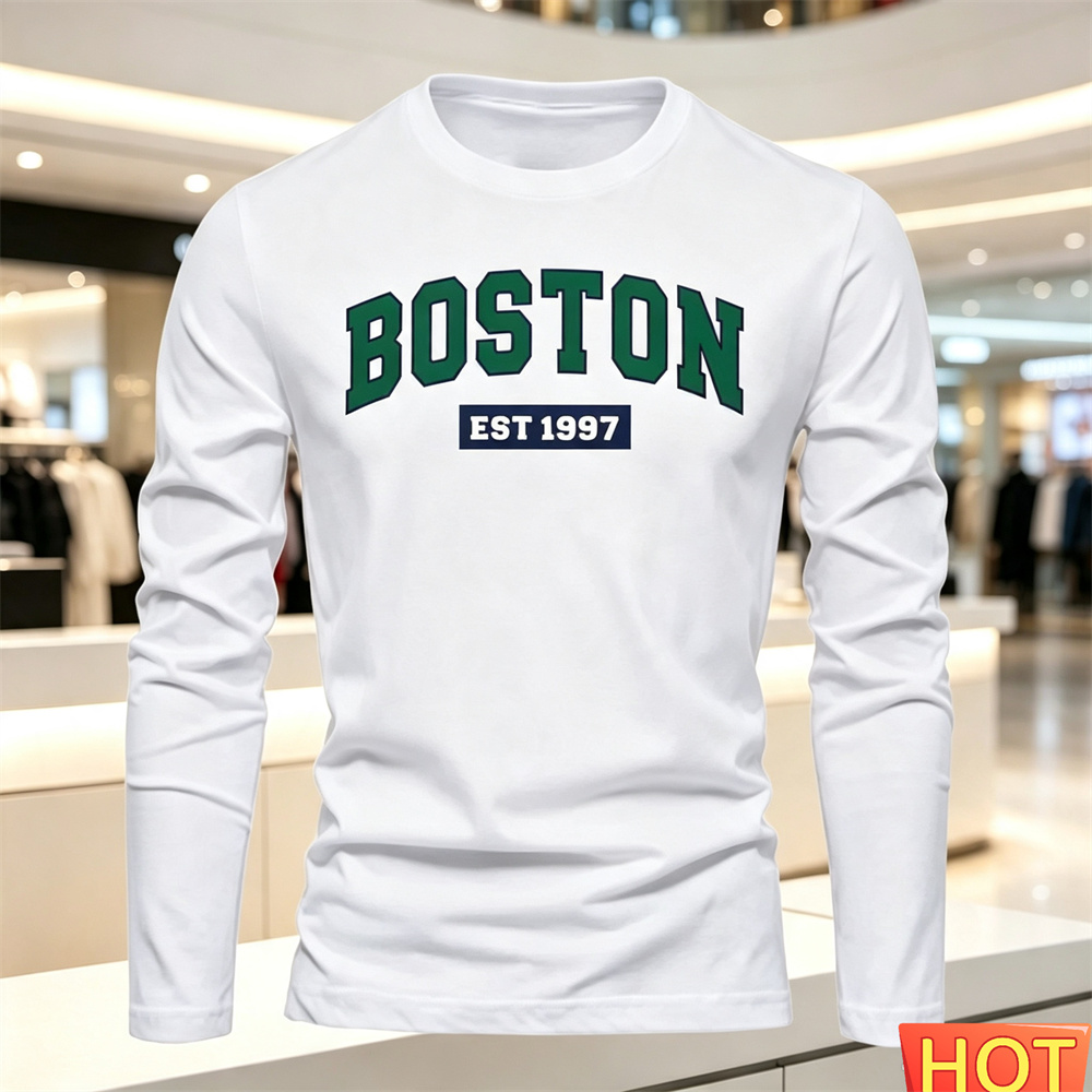 Men'S Fashion 2025 - Autumn Summer Men's long sleeved T-shirt