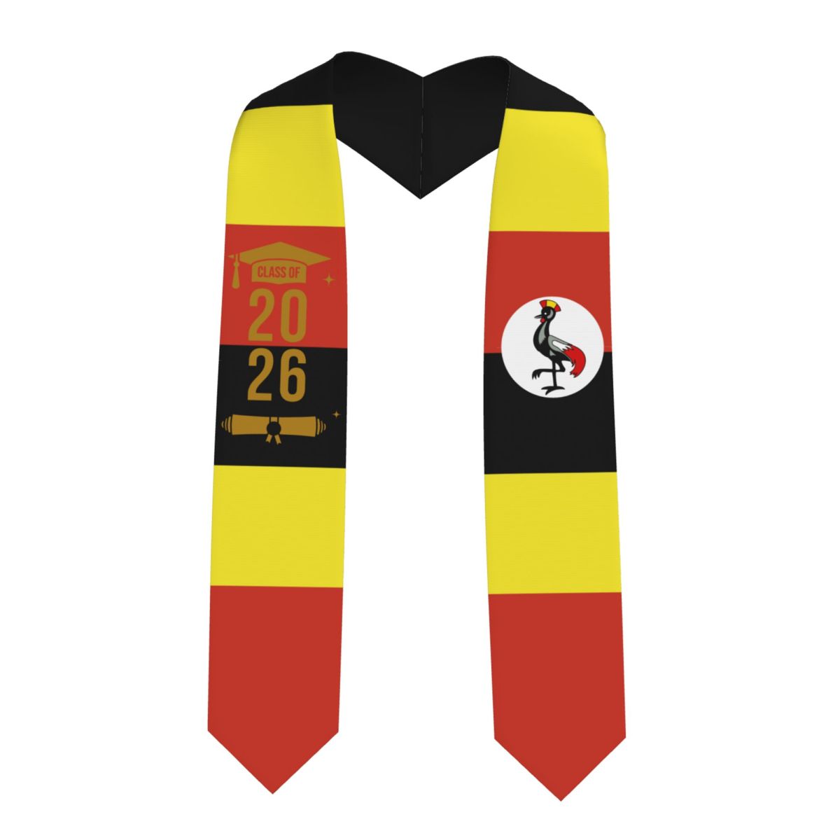 Men Fashion Uganda - Class Of 2026 Uganda Flag Graduation