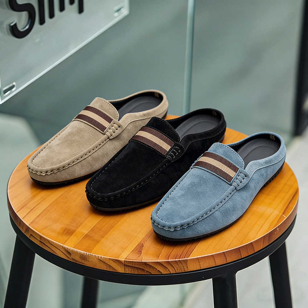 Suede Loafers Men - Summer New Shoes for Men Suede