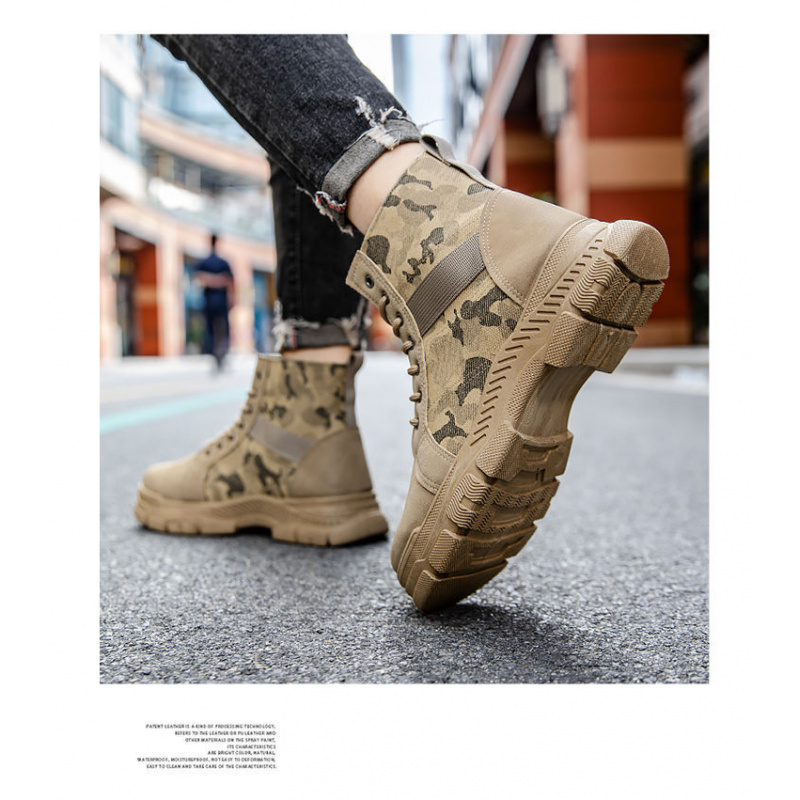 Men'S Fashion Hiking Boots - New Fashion men's high top boots