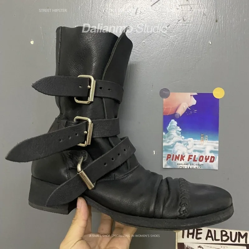 Fashion Men's Genuine Leather  - Men Fashion Vintage recension och pris