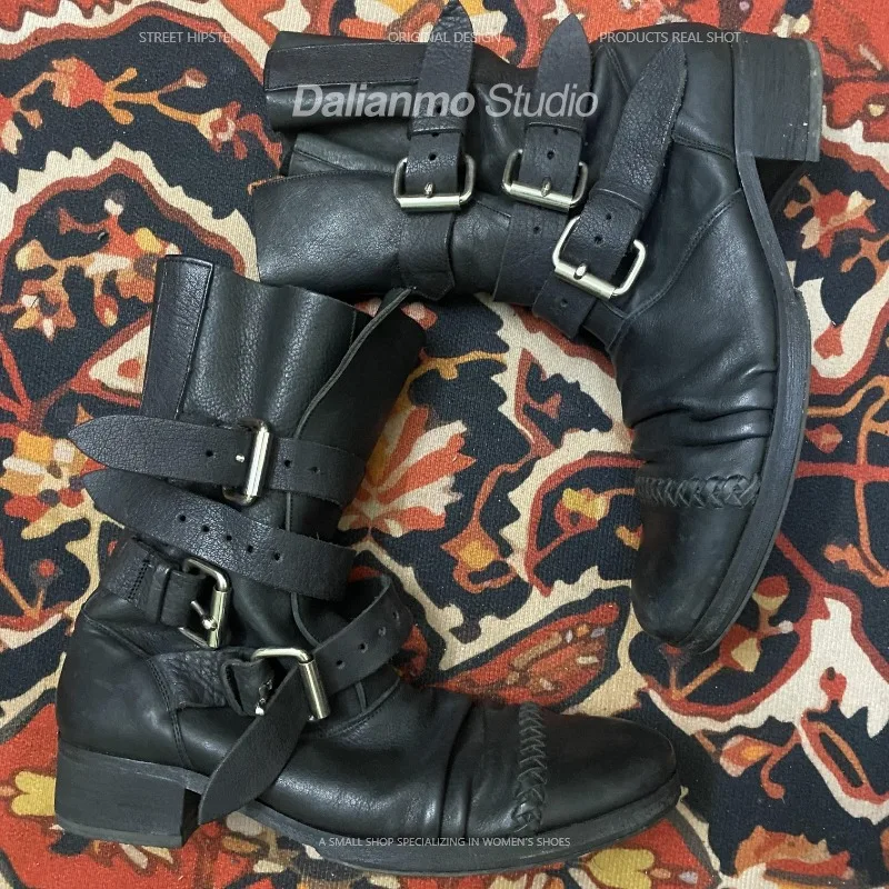 Fashion Men's Genuine Leather  - Men Fashion Vintage recension och pris