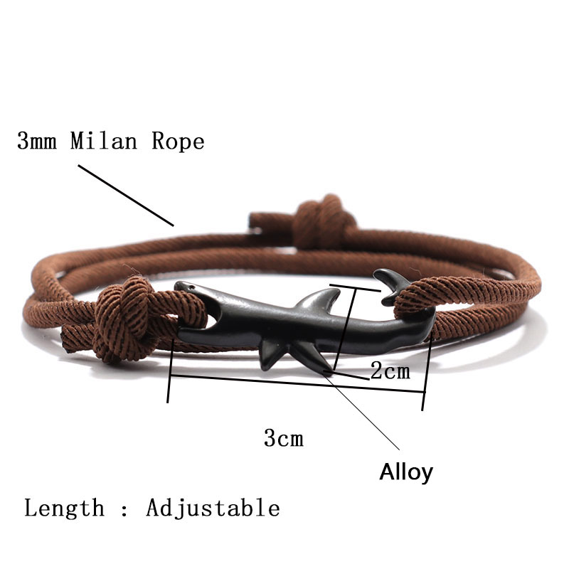 New Nautical Bracelet Men Blac - Milan Men'S Fashion recension och pris