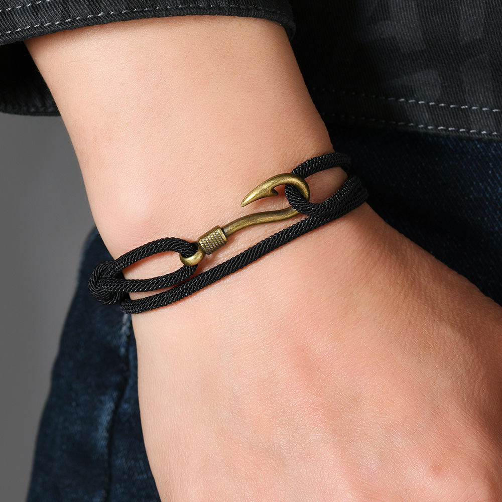 Trendy Charm Fish Hook Anchor  - Milan Men'S Fashion recension och pris