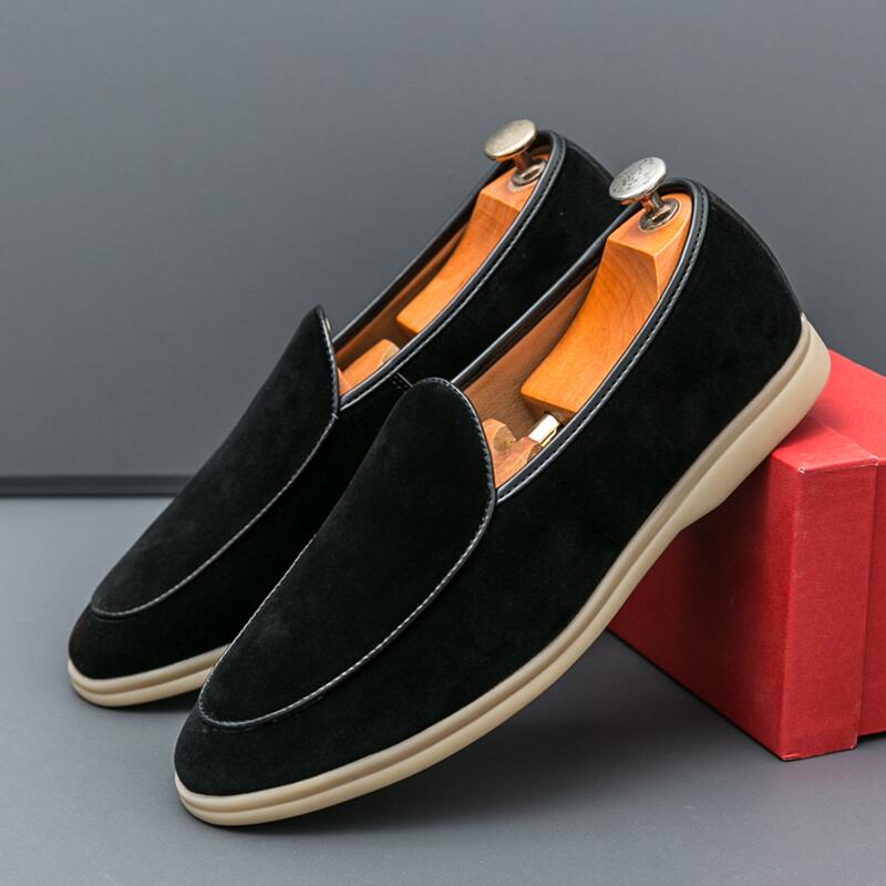 Fashion Men Luxury Brand Loafe - Suede Loafers Men recension och pris