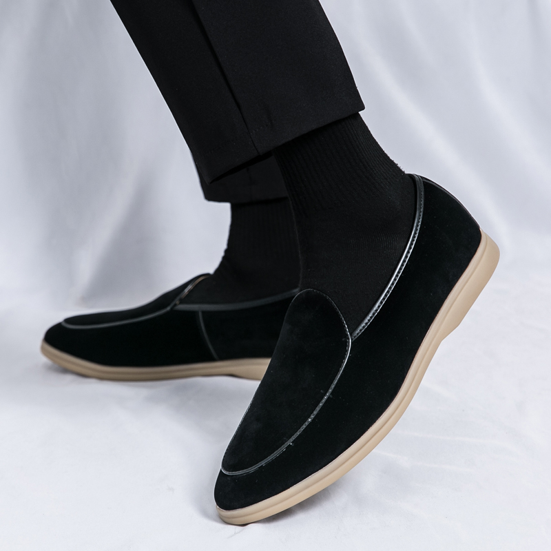 Fashion Men Luxury Brand Loafe - Suede Loafers Men recension och pris