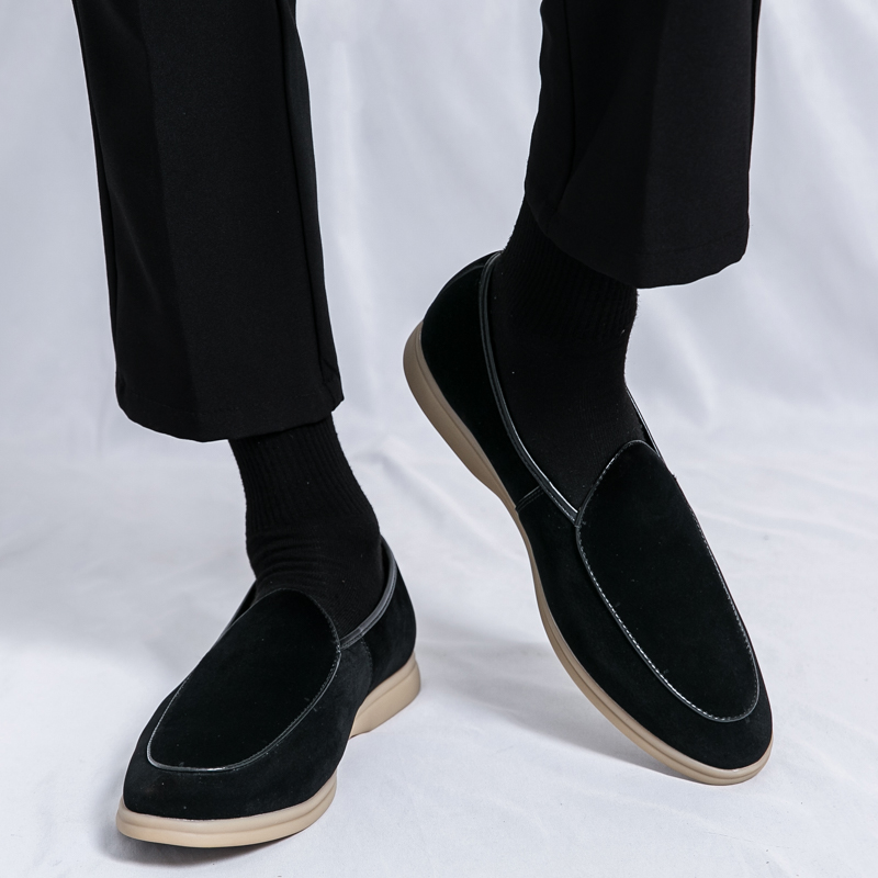 Fashion Men Luxury Brand Loafe - Suede Loafers Men recension och pris