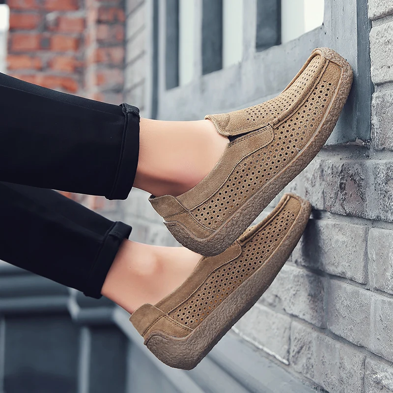 Men Loafers High-quality Slip  - Suede Loafers Men recension och pris