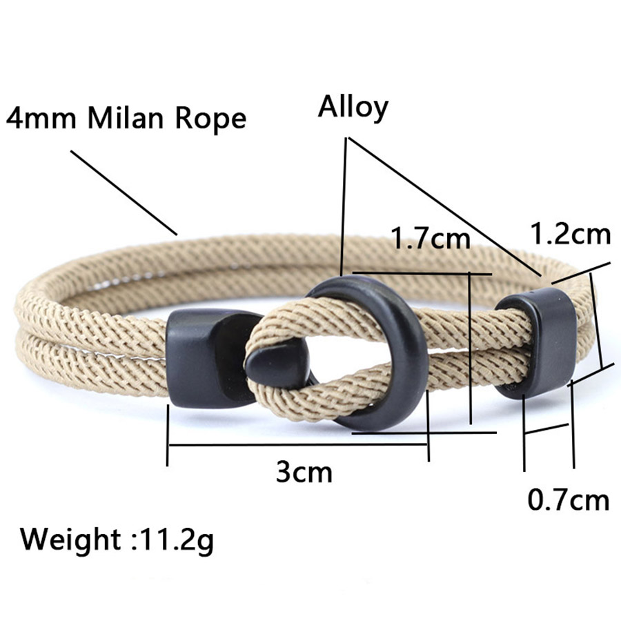 Trendy 2Pcs Beads Cord Bracele - Milan Men'S Fashion recension och pris