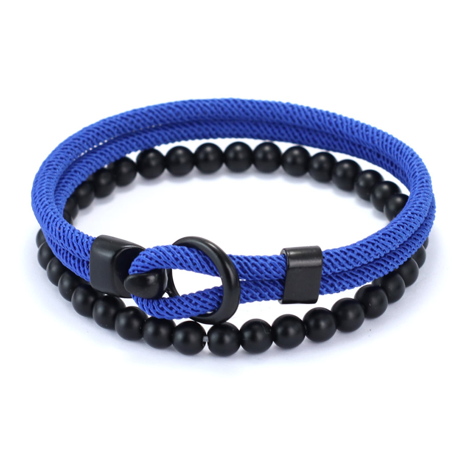 Trendy 2Pcs Beads Cord Bracele - Milan Men'S Fashion recension och pris