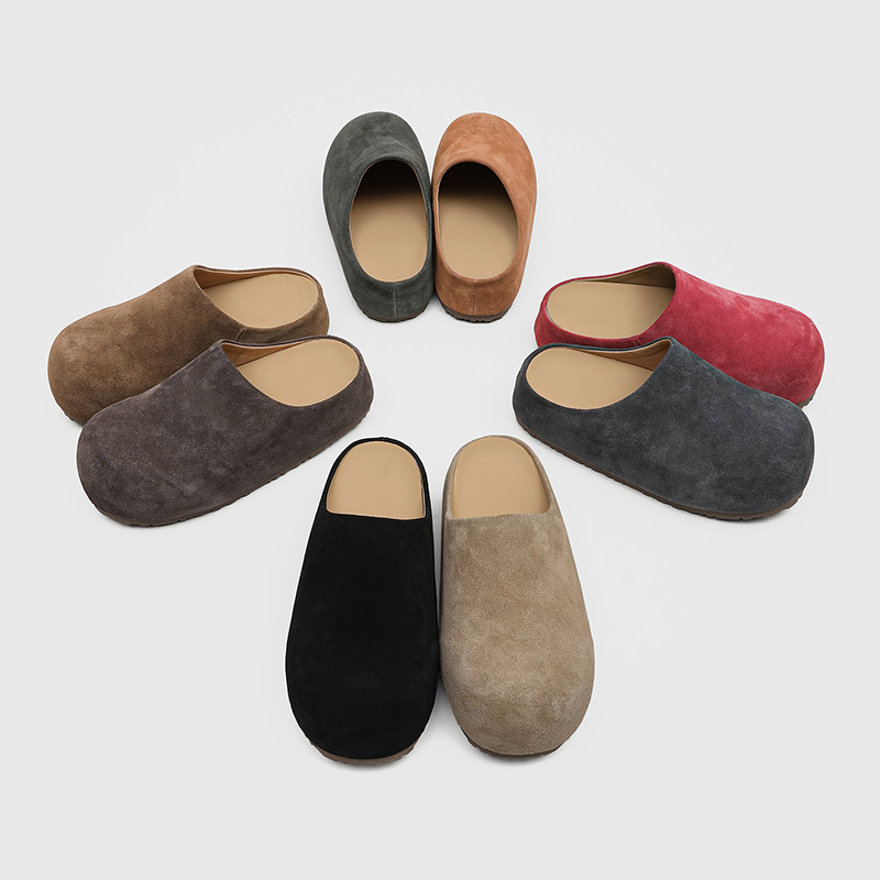 Men Half Slippers High Quality - Suede Loafers Men recension och pris