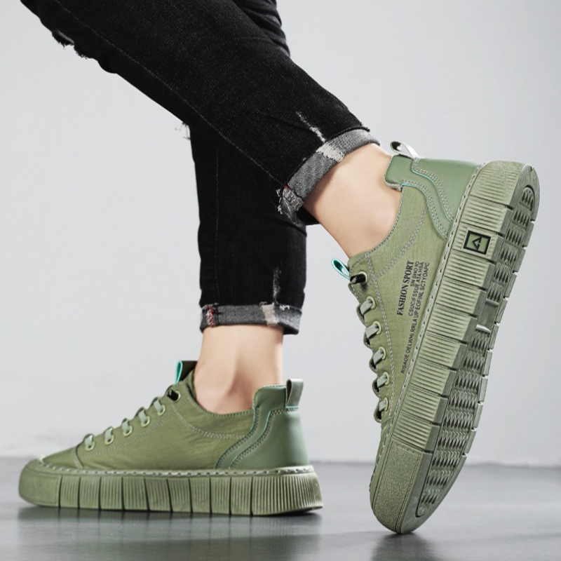 Men's Chunky Sole Low Top Canv - Casual Sneakers Men recension och pris