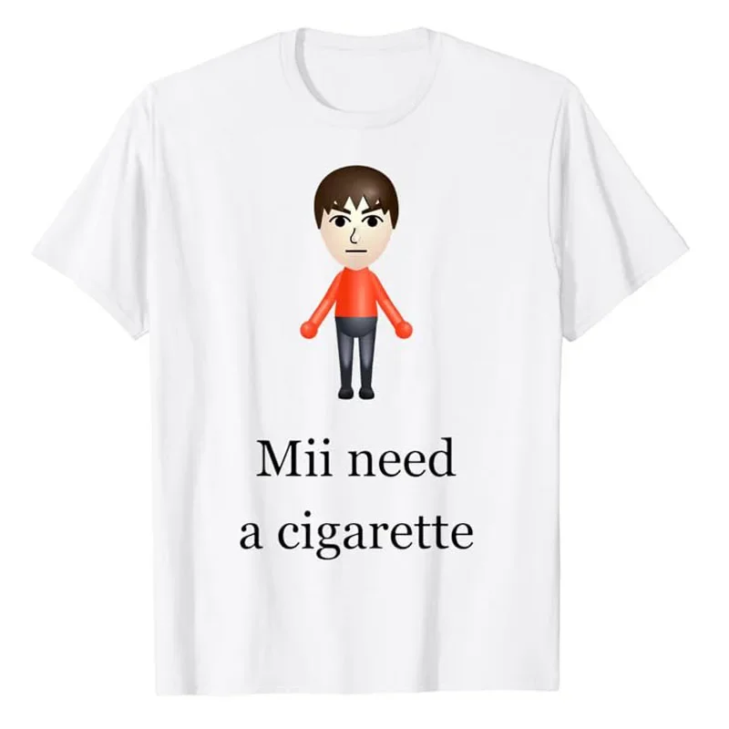 Mii Needs Cigarettes, T-shirts - Men'S Fashion Haircuts recension och pris