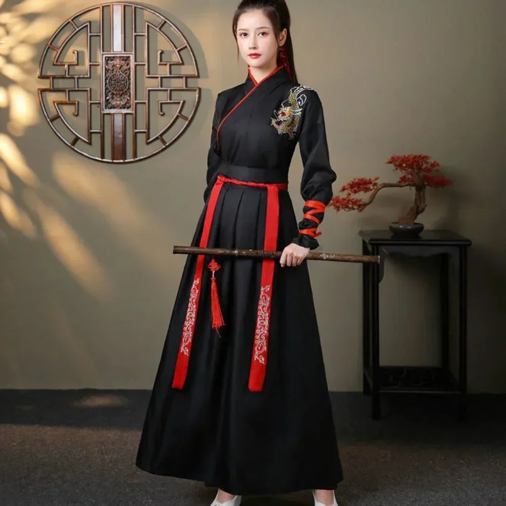 Modern Hanfu Women Top Skirt 2 - Men Fashion Vintage recension och pris
