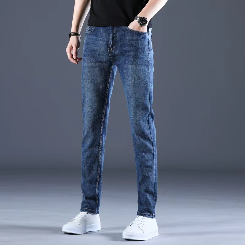 2026 Men's Denim Jeans Thin Su - Men'S Fashion For 70 Year Old recension och pris