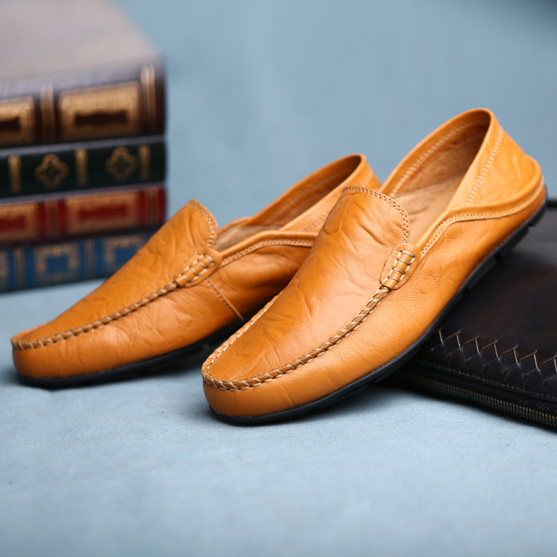 Men's Leather Casual Loafers S - Suede Loafers Men recension och pris