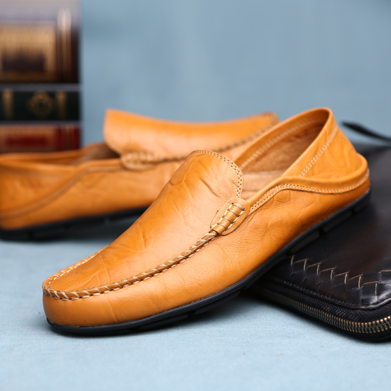 Men's Leather Casual Loafers S - Suede Loafers Men recension och pris