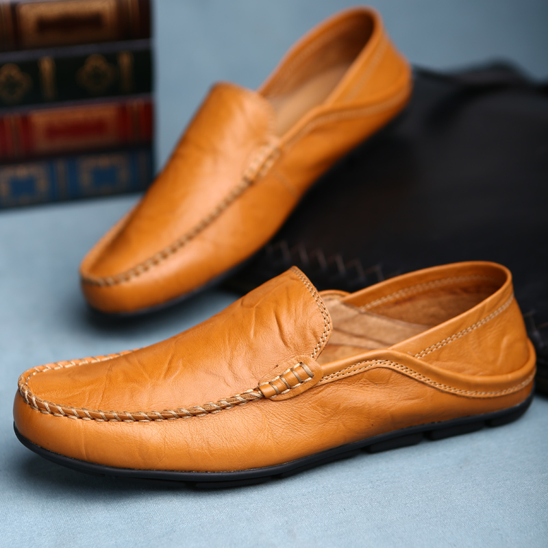 Men's Leather Casual Loafers S - Suede Loafers Men recension och pris
