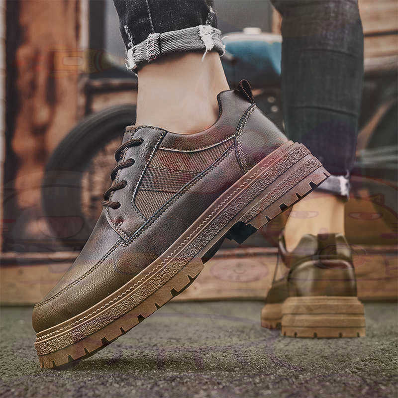 Dark Natural Leather Fashion T - Men'S Fashion Over 40 recension och pris