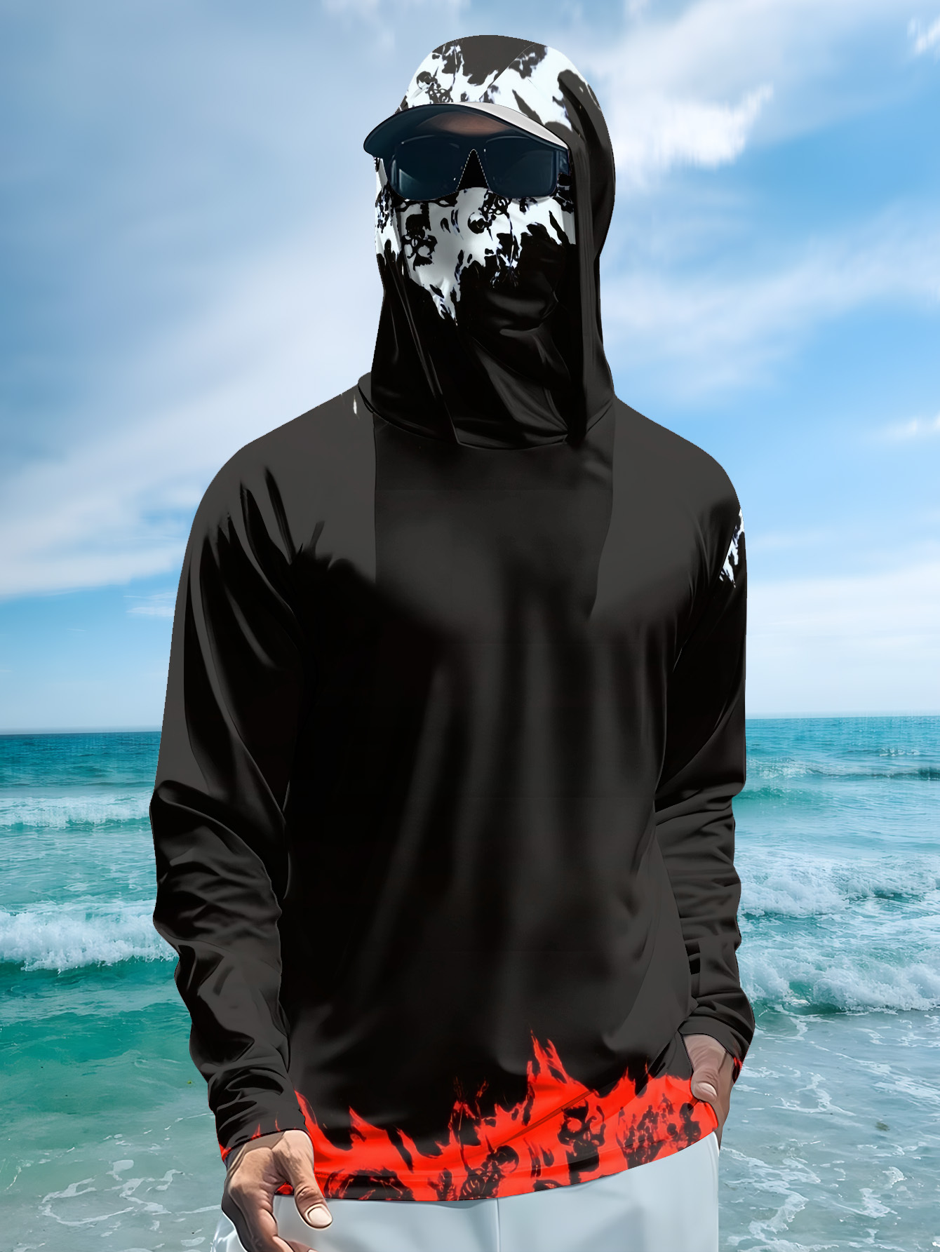 Men Hood Fishing Shirt long sl - Men'S Fashion 2025 recension och pris