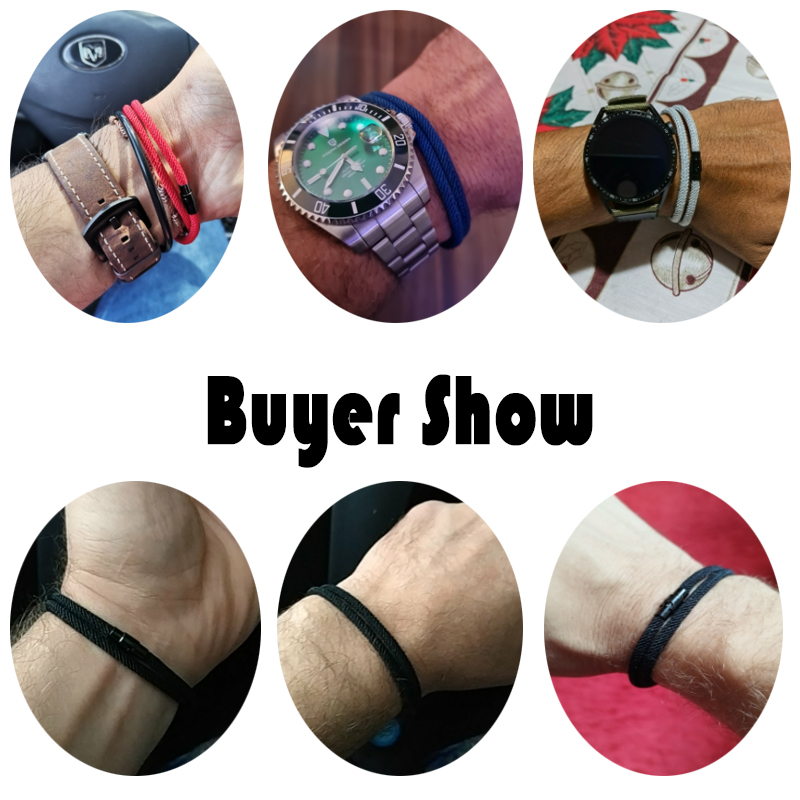 Lucky Red Men Bracelet Bilayer - Milan Men'S Fashion recension och pris
