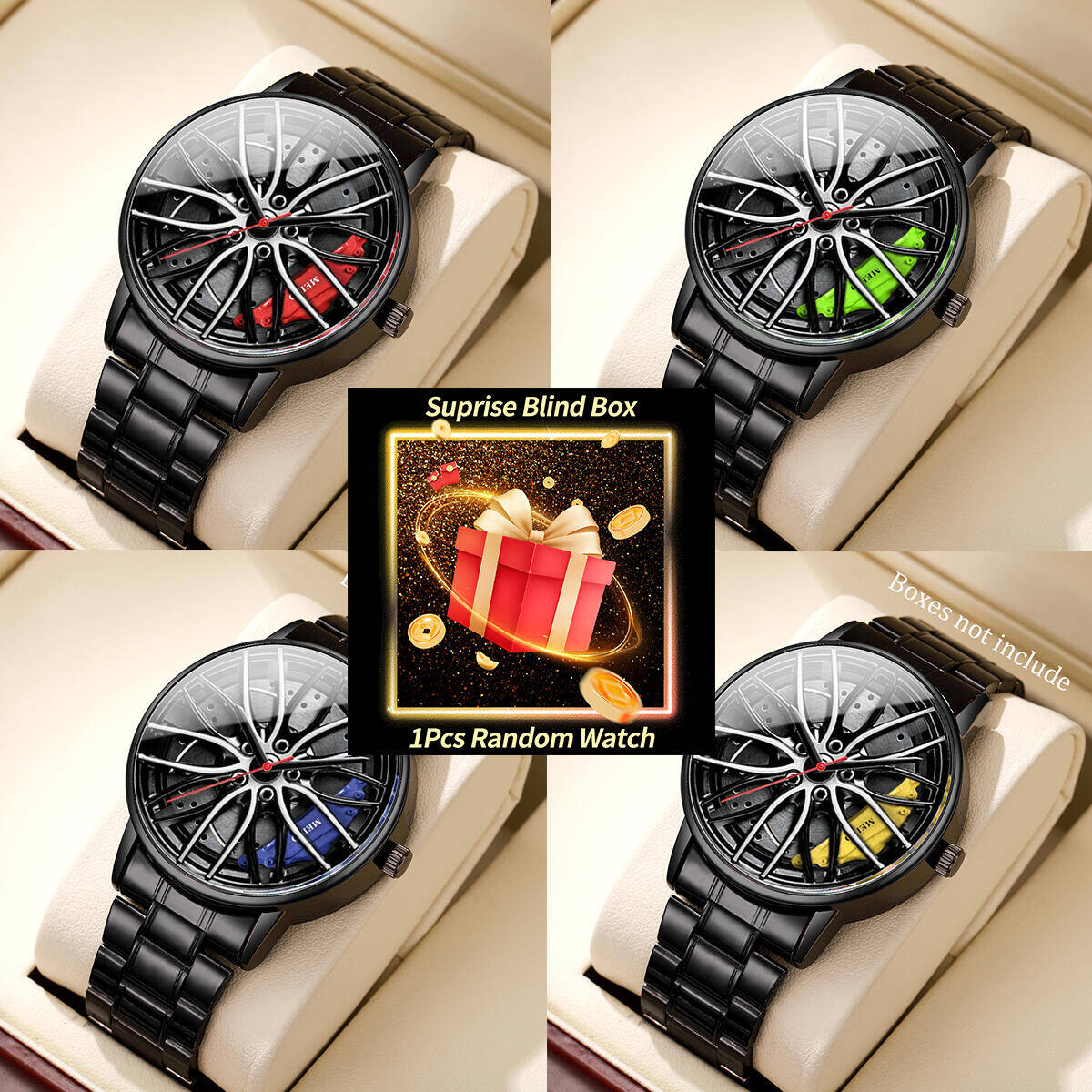 1PC Surprise Mystery Watch Bli - Fashion Mens Watches recension och pris