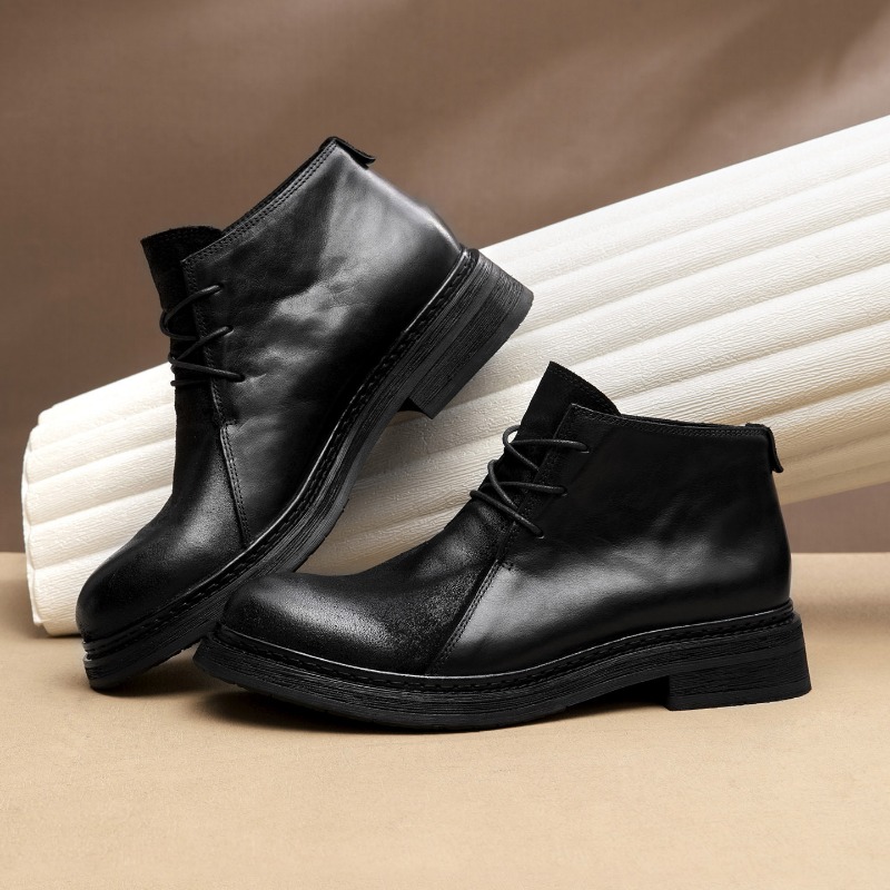 Vintage Mens Genuine Leather B - Men Fashion Vintage recension och pris