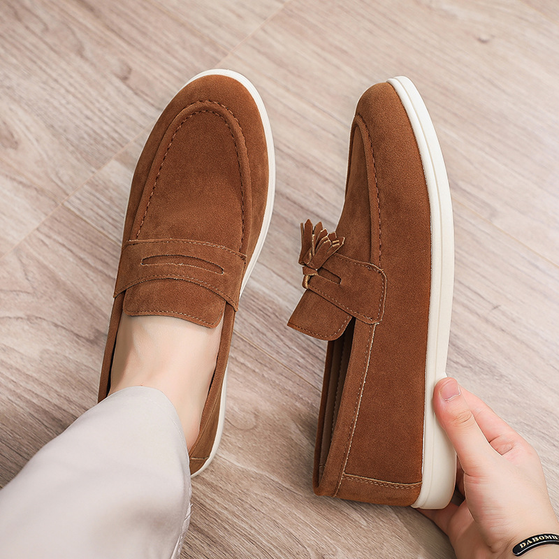 Fashion Comfortable Men's Driv - Suede Loafers Men recension och pris
