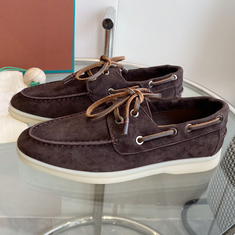High Quality Genuine Leather F - Suede Loafers Men recension och pris
