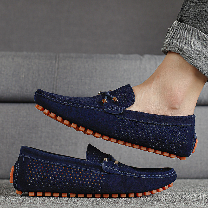 2026 Summer Men Casual Shoes L - Suede Loafers Men recension och pris