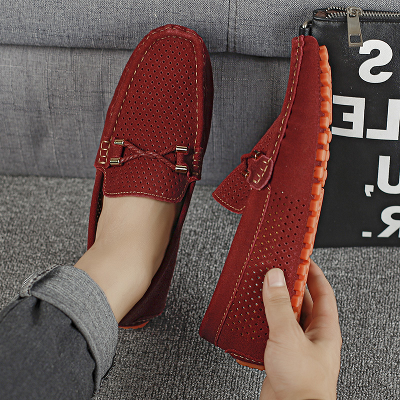 2026 Summer Men Casual Shoes L - Suede Loafers Men recension och pris