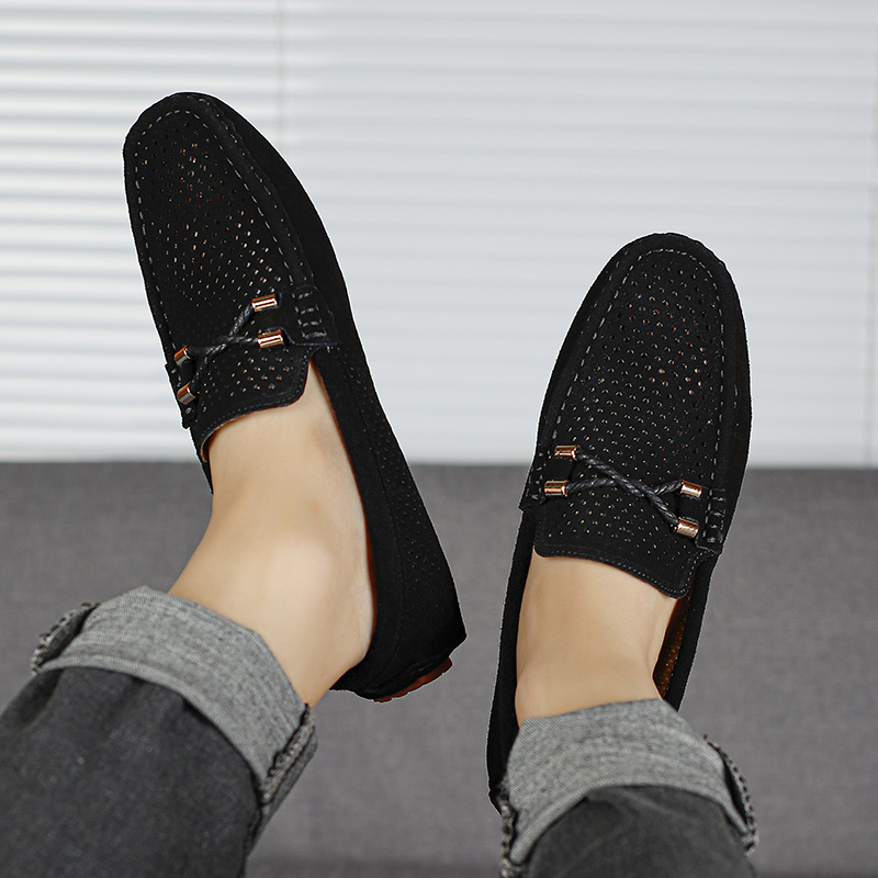 2026 Summer Men Casual Shoes L - Suede Loafers Men recension och pris