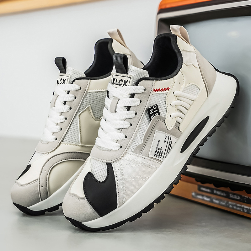 Men's Korean-Style Trendy Whit - Men'S Fashion Hiking Boots recension och pris