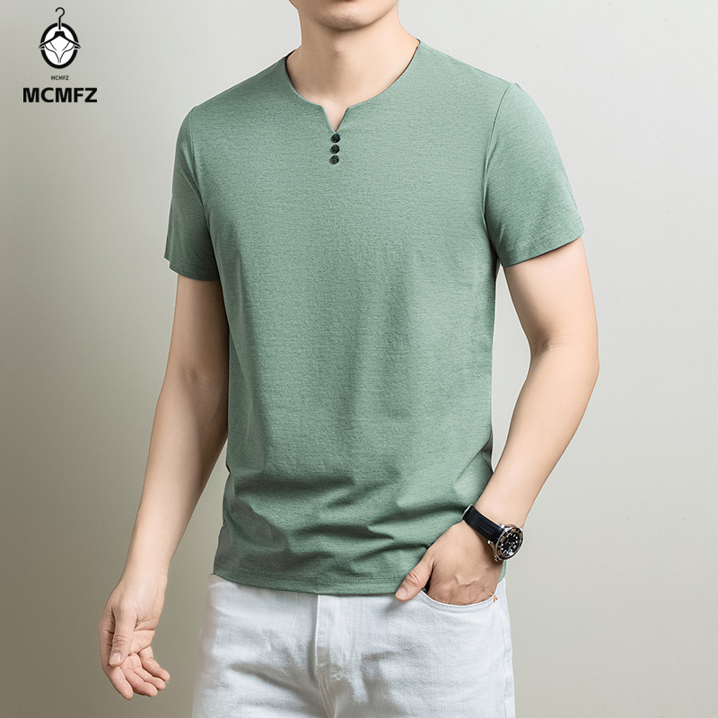 Mens Basic Henley T Shirt Comf - Men'S Fashion 2025 recension och pris
