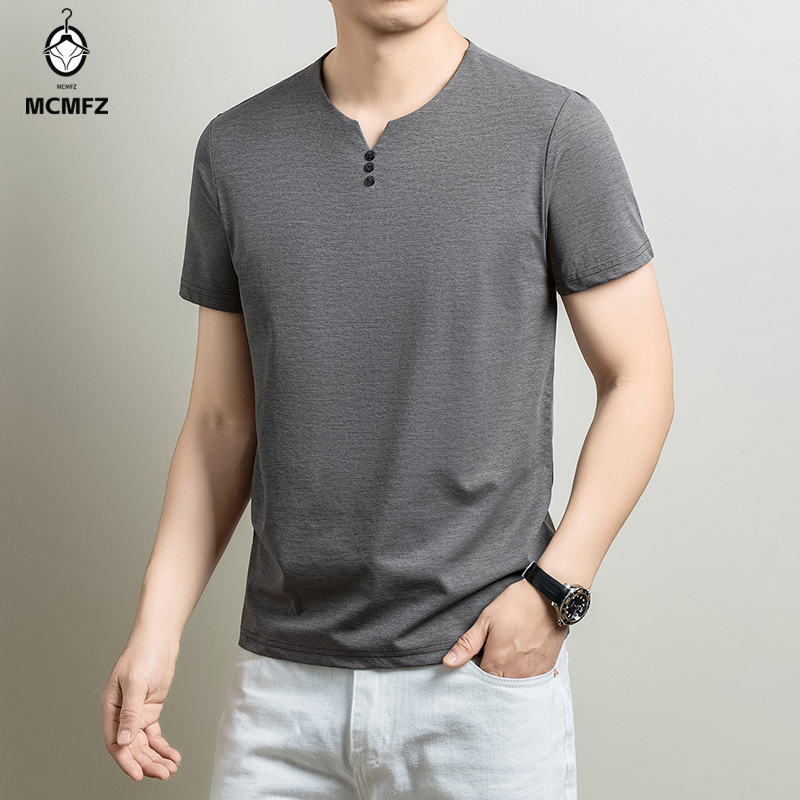 Mens Basic Henley T Shirt Comf - Men'S Fashion 2025 recension och pris