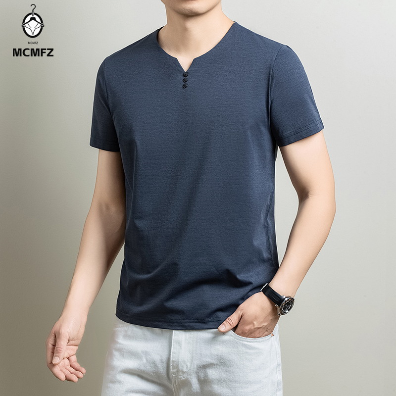Mens Basic Henley T Shirt Comf - Men'S Fashion 2025 recension och pris