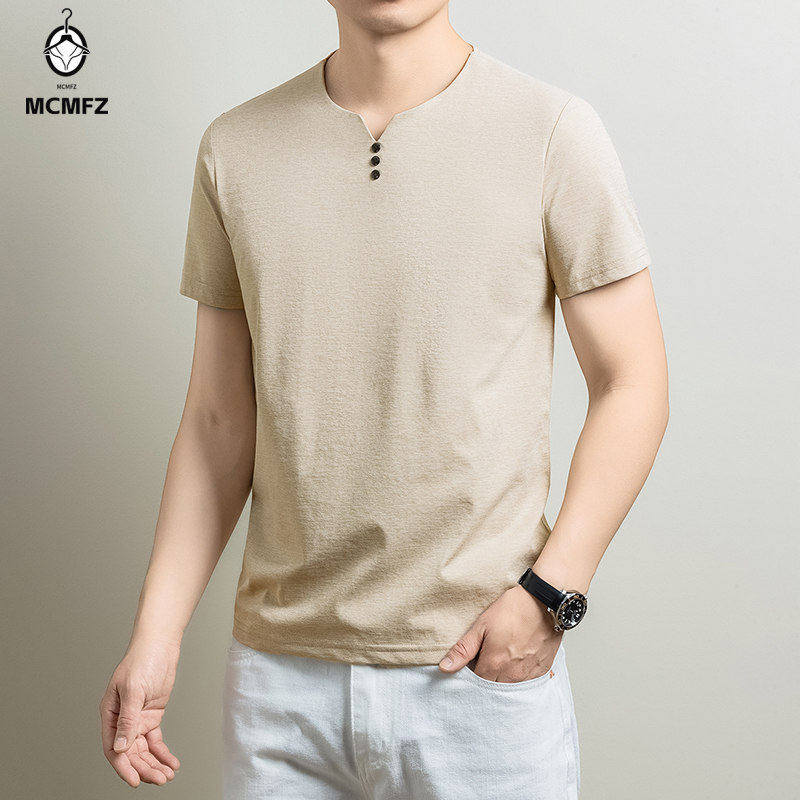 Mens Basic Henley T Shirt Comf - Men'S Fashion 2025 recension och pris