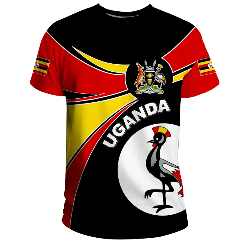 Fashion 3D Printed Uganda T Sh - Men Fashion Uganda recension och pris