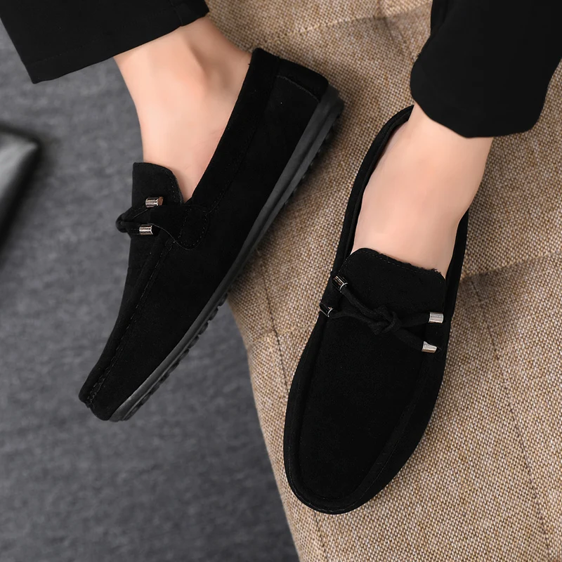 Men Casual Shoes Fashion Men S - Suede Loafers Men recension och pris