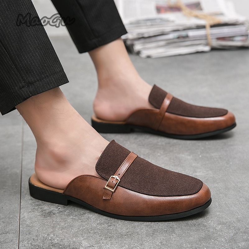 Men's Pantuflas Faux Leather & - Suede Loafers Men recension och pris