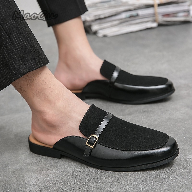 Men's Pantuflas Faux Leather & - Suede Loafers Men recension och pris
