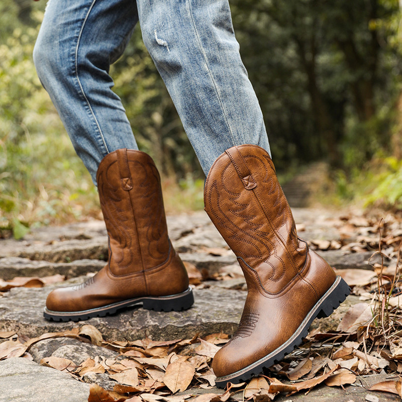 Men's Boots Classic Handmade E - Men Fashion Vintage recension och pris