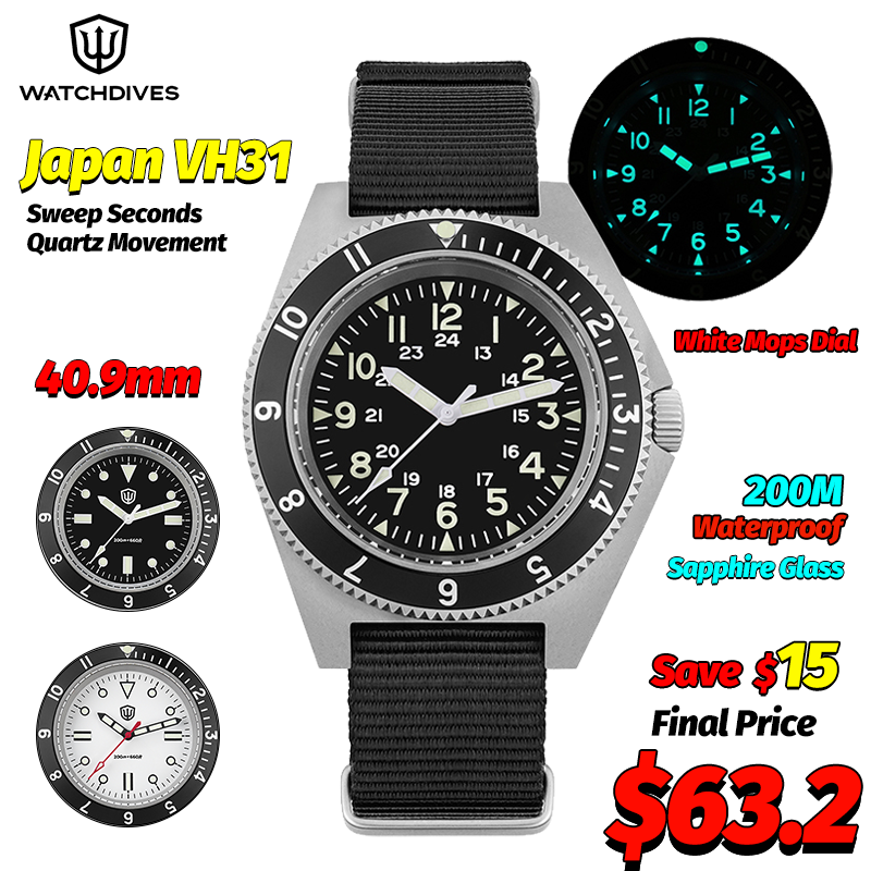 Watchdives WD1972 Quartz Watch - Fashion Mens Watches recension och pris