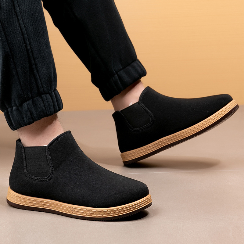 Men's Cotton Shoes Men's Winte - Men Fashion Vintage recension och pris