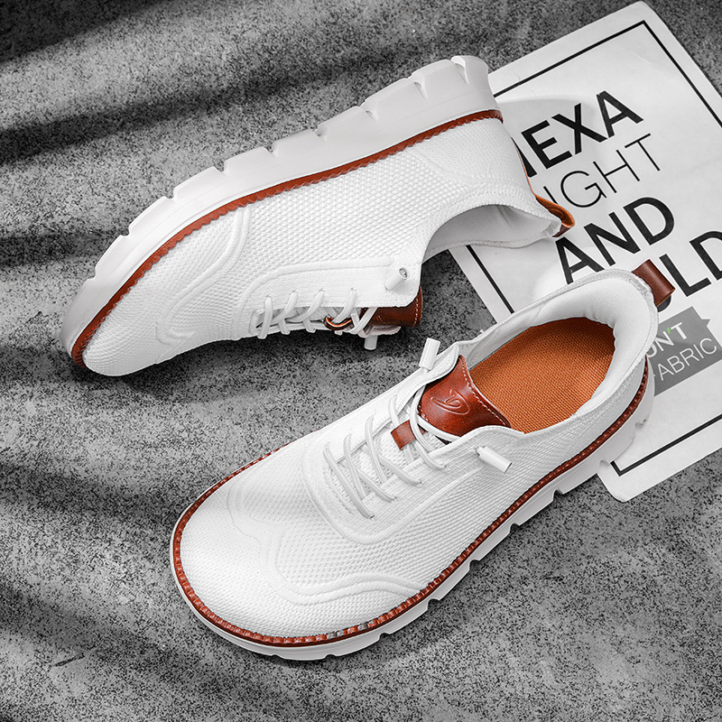 Stylish Men Wide Box Shoes Bar - Casual Sneakers Men recension och pris