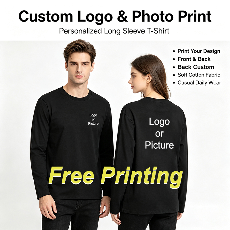 Customized Cotton Long Sleeve  - Men'S Fashion 2025 recension och pris
