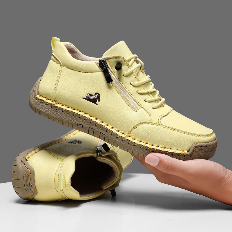 Women's Sneakers Handmade Leat - Casual Sneakers Men recension och pris