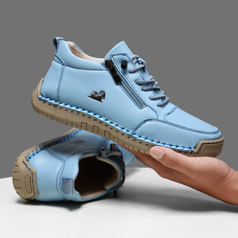 Women's Sneakers Handmade Leat - Casual Sneakers Men recension och pris