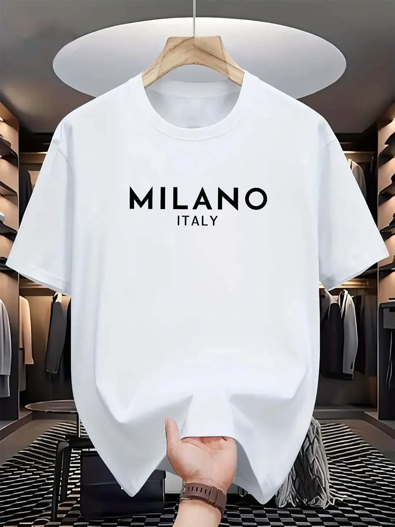 Milan Italian Round-neck Print - Milan Men'S Fashion recension och pris